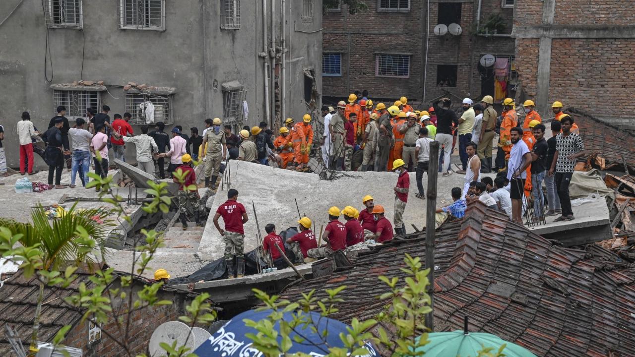 Mayor Firhad Hakim said on Monday said that the rescue operations are going on at the site where the building was being constructed illegally. Till reports last received, more people were likely to have remained trapped under the debris of the collapsed structure, he said